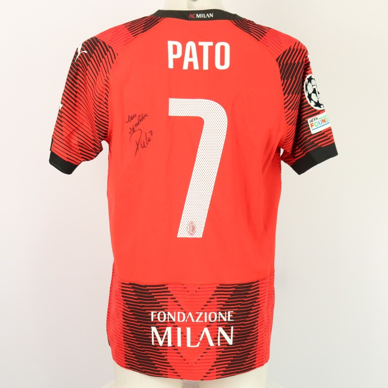 Pato Milan Official Signed Shirt, UCL 2023/24