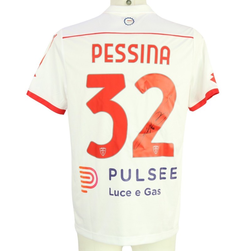 Pessina's Monza Signed Match-Issued Shirt, 2023/24