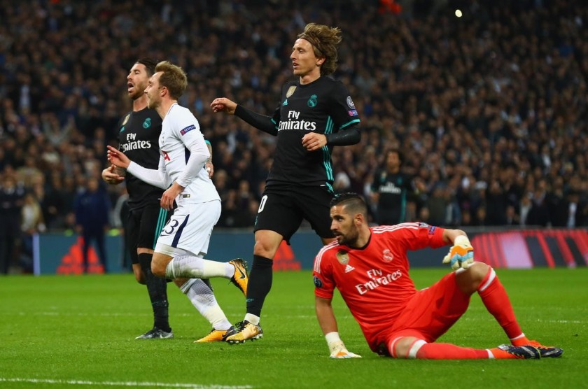 Modric's Real Madrid Match Issued Shirt, UCL 2017/18 - CharityStars