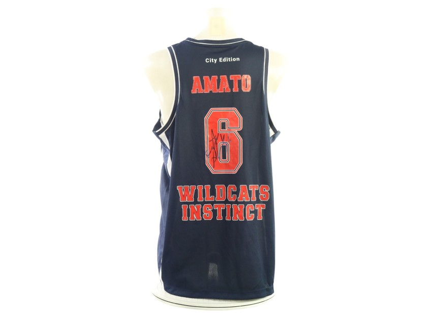 Amato's Urania Basket "Special Edition" Signed Match-Worn Away Jersey, 2025/26