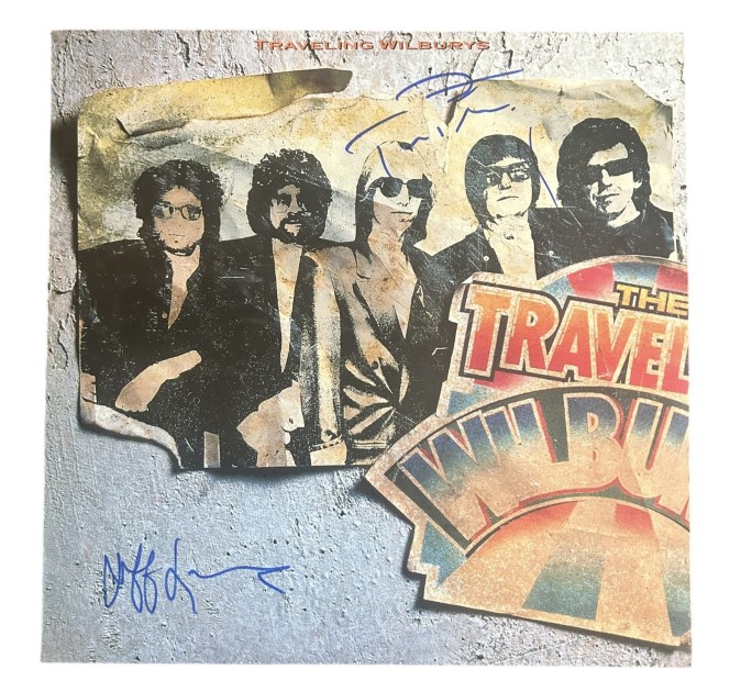 LP in vinile firmato dei Traveling Wilburys