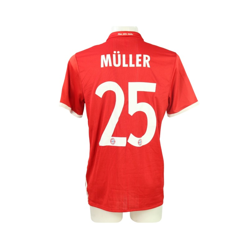 Muller's Bayern Monaco Issued Shirt, UCL 2016/17