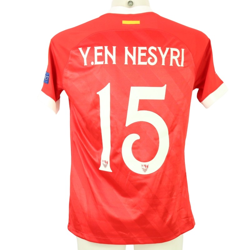 En-Nesyri's Sevilla Match Shirt, 2020/21