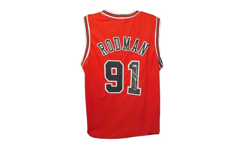 Dennis Rodman's LA Lakers NBA Signed Shirt - CharityStars