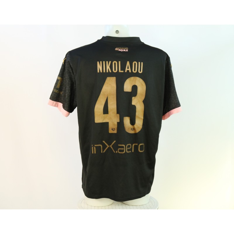 Maglia Nikolaou Unwashed, Carrarese vs Palermo 2024