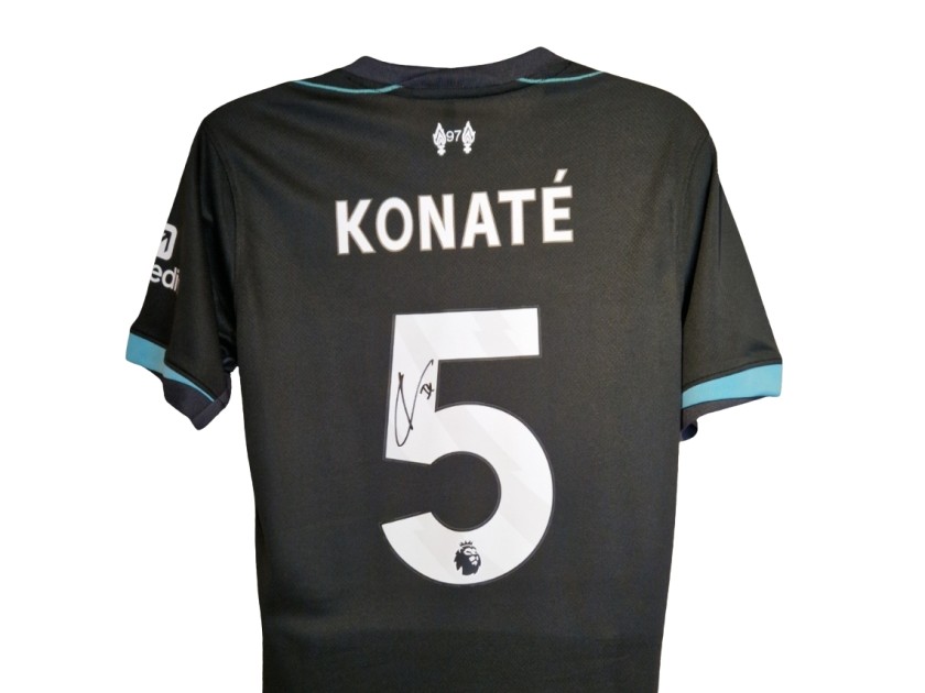 Ibrahima Konate Signed Liverpool 2024-25 Away Football Shirt