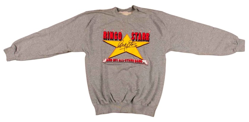 Ringo Starr The Beatles Japan Tour 1989 Signed Sweatshirt
