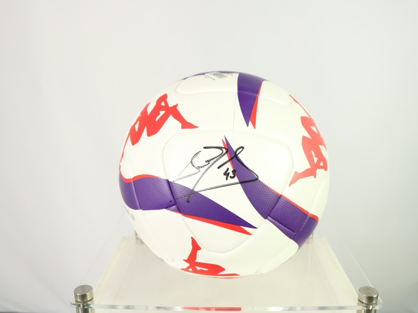 Pallone ufficiale Fiorentina autografato da David de Gea