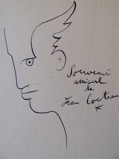 Drawing by Jean Cocteau