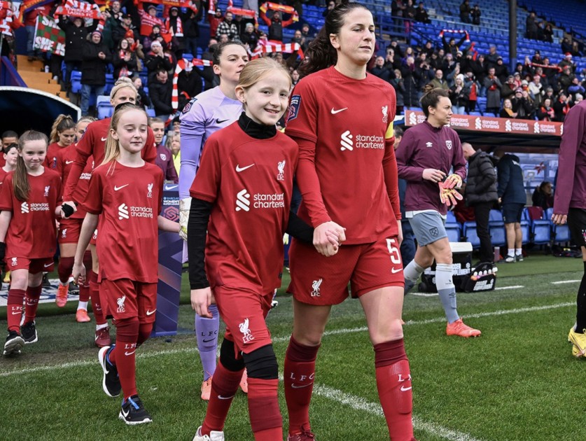 Child Mascot Experience at Anfield  (LFCW vs. Man City, 13th Oct 2024)