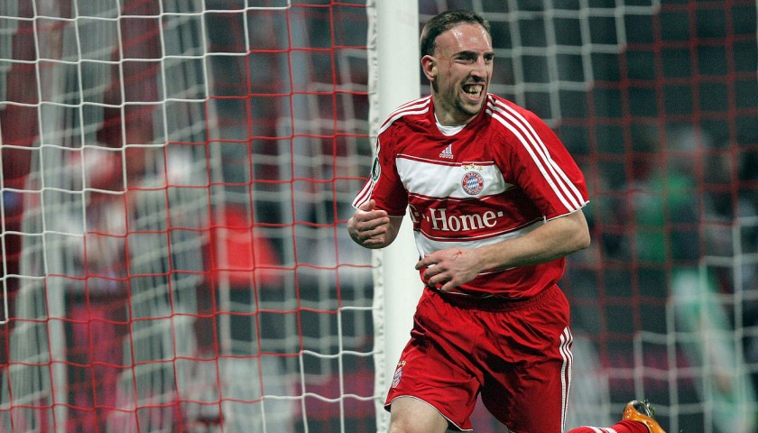 Ribery's Official Bayern Munich Signed Shirt, 2007/08