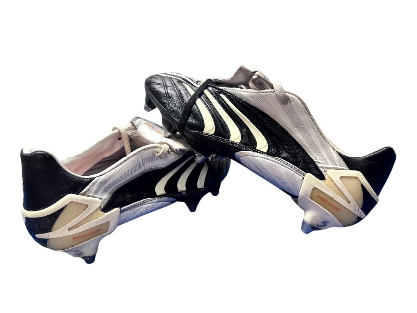 Lucio's Inter Adidas Match-Worn Football Shoes