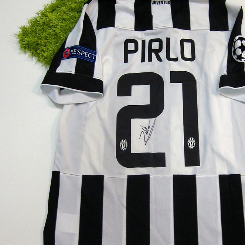 Pirlo Juventus shirt, Champions League 2014/2015 - signed