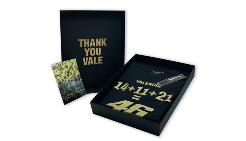 Valentino Rossi Valencia Limited Edition Box + Signed Postcard
