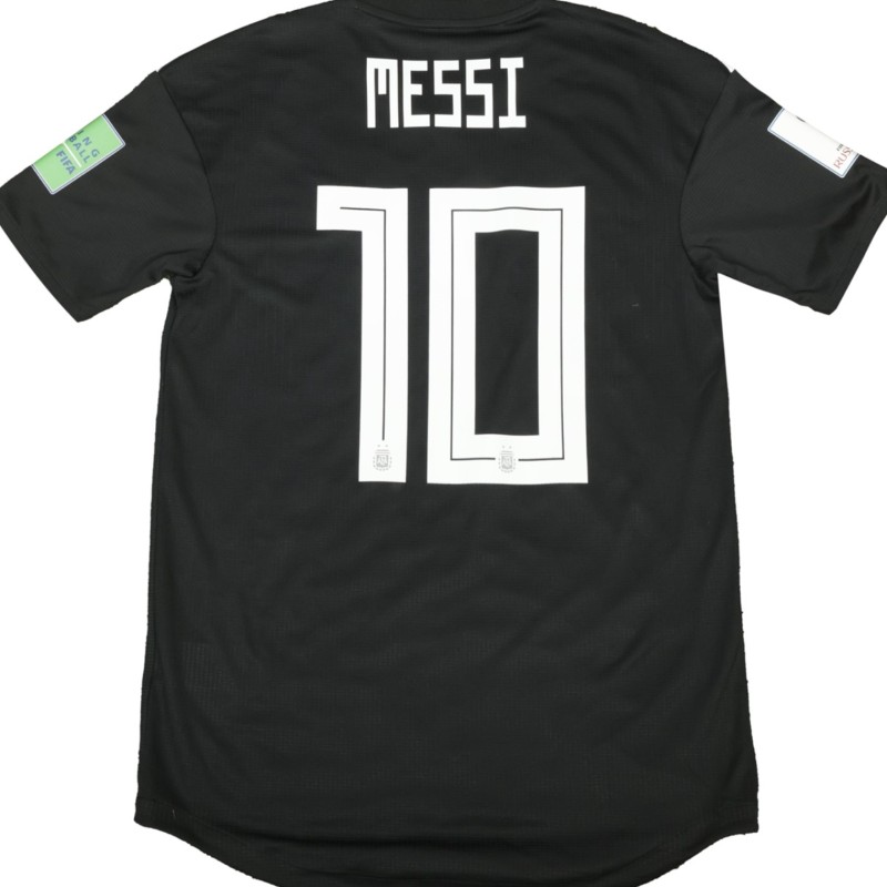 Messi's Match-Issued Shirt, Argentina vs Iceland WC 2018