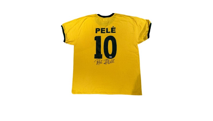 Pele Brazil Rare Signed Shirt, 1970