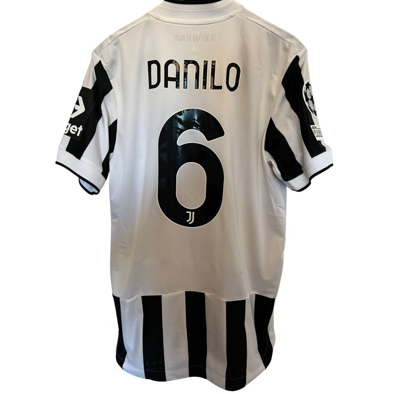 Danilo's Juventus Match-Issued Shirt, 2021/22