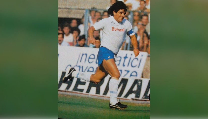 Captain's Armband Signed by Maradona 