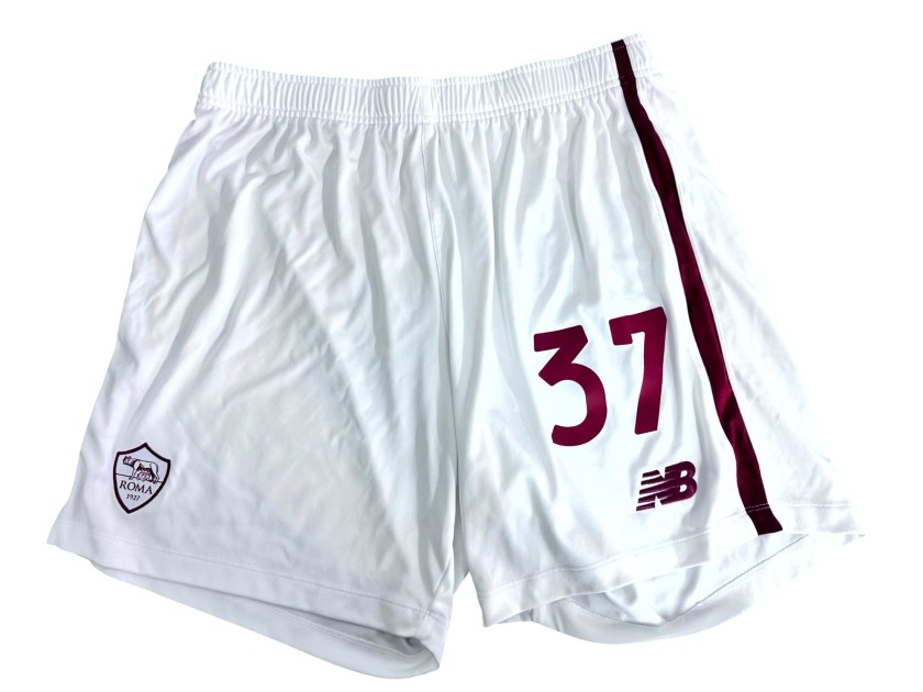 Spinazzola's Roma Unwashed Shorts, 2022/23