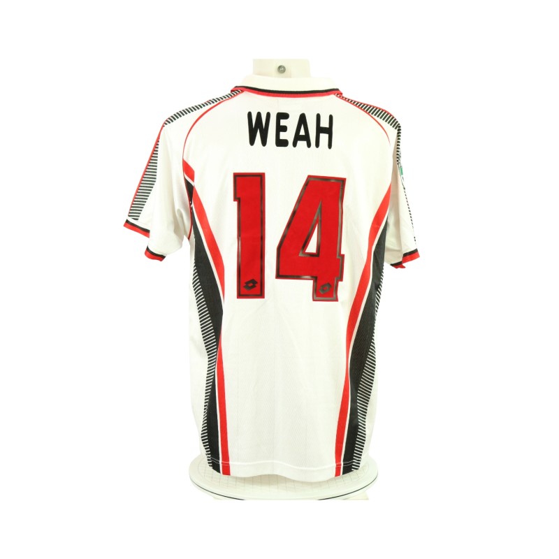 Weah Official AC Milan Shirt, 1997/98