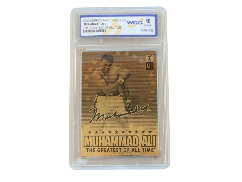 Card in Oro Muhammad Ali "The Greatest of All Time", 2009