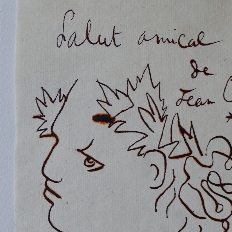 Drawing by Jean Cocteau (attributed)
