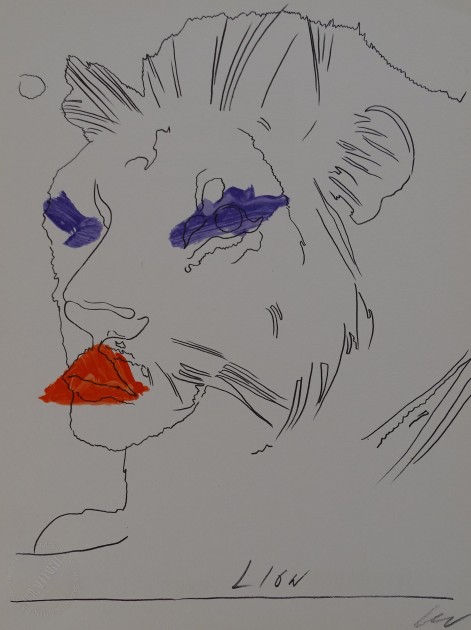 Andy Warhol "Lion"