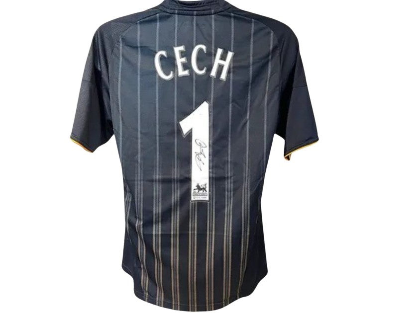 Petr Cech firmato con la maglia ufficiale del Chelsea 10/11