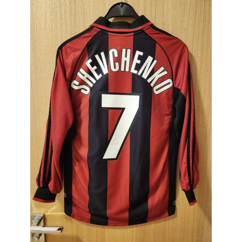 Andriy Shevchenko's AC Milan 1998/99 Vintage Home Shirt