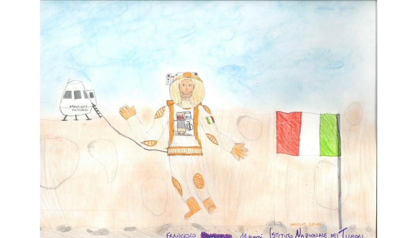 "Astronaut on Mars" - Children's Artwork 