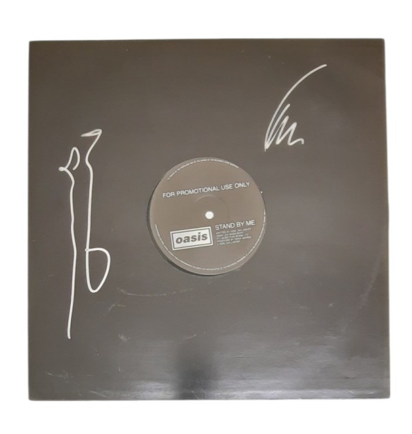 LP in vinile "Stand By Me" degli Oasis - Autografato