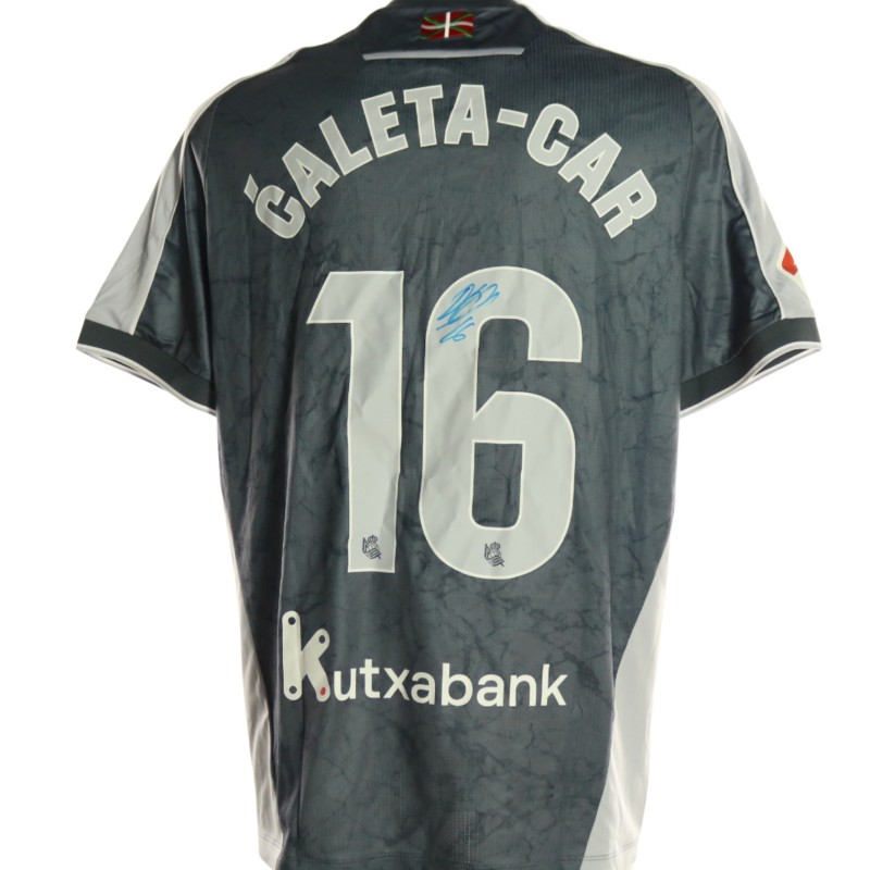 Maglia Caleta-Car Unwashed Girona vs Real Sociedad, 2026 - Autografata
