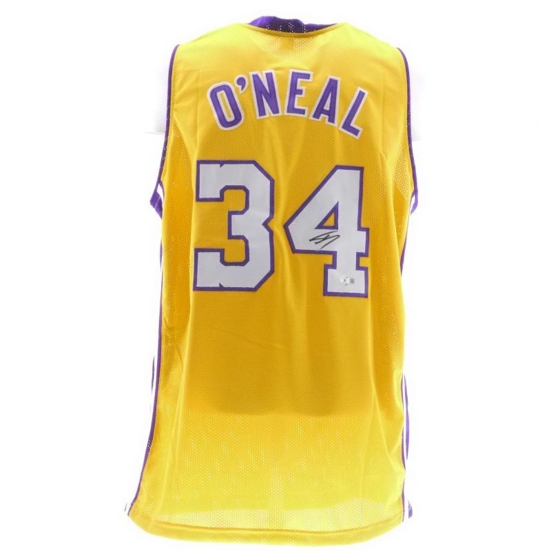 Maglia da casa firmata Shaquille O'Neal Lakers