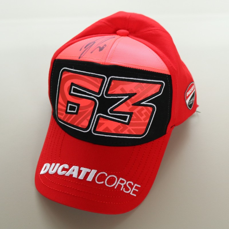 Ducati Lenovo Team Cap Francesco Bagnaia - Autographed