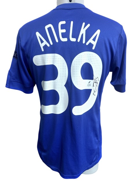 Anelka's Chelsea Signed Official Shirt, UCL 2011/12