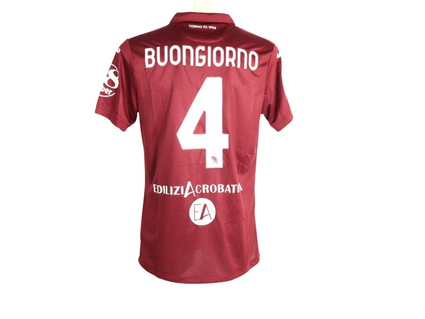 Buongiorno's Match-Issued Shirt, Torino vs Juventus 2022
