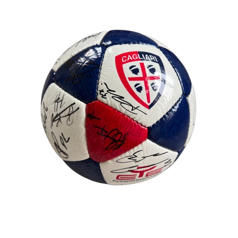 Pallone del Cagliari Calcio - Autografato dalla squadra