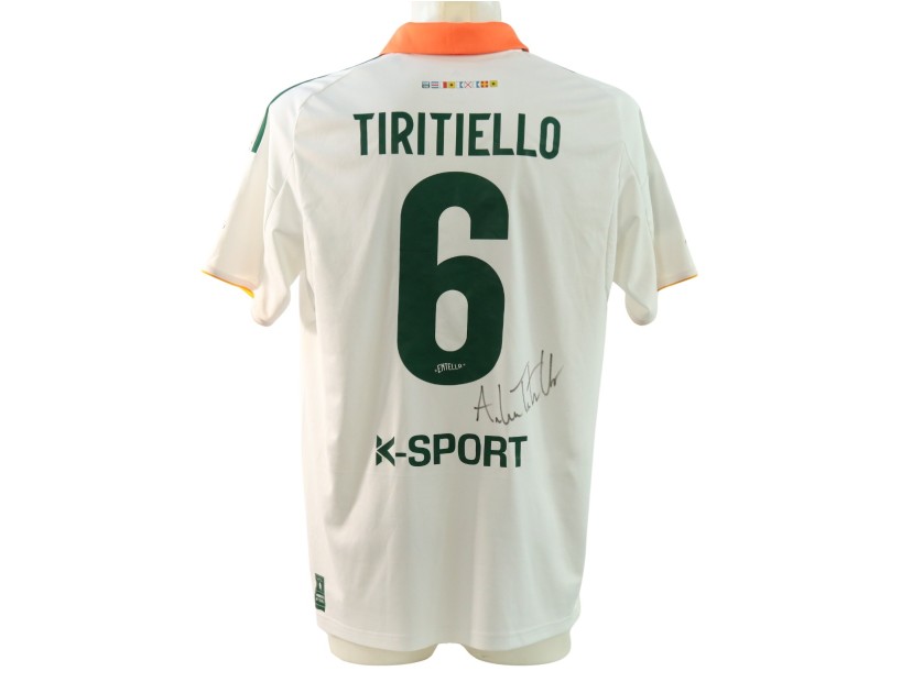 Tiritiello's Signed Match-Worn Special Edition Shirt, Virtus Entella vs Palermo 2025
