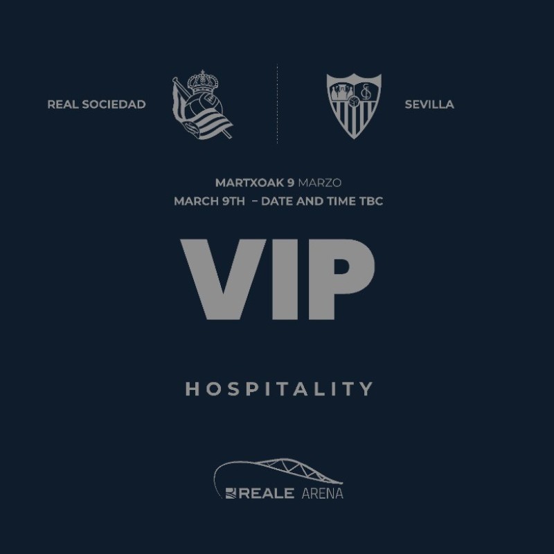 Assistiti a Real Sociedad vs Sevilla + VIP Experience (2 biglietti Hospitality)