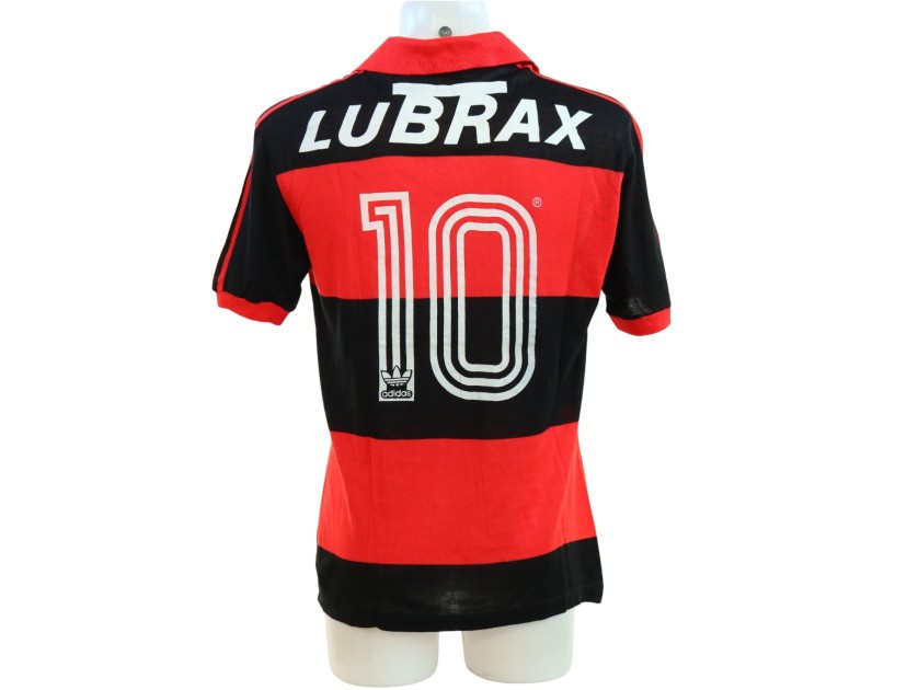 Zico's Flamengo Match-Issued Shirt, '80s