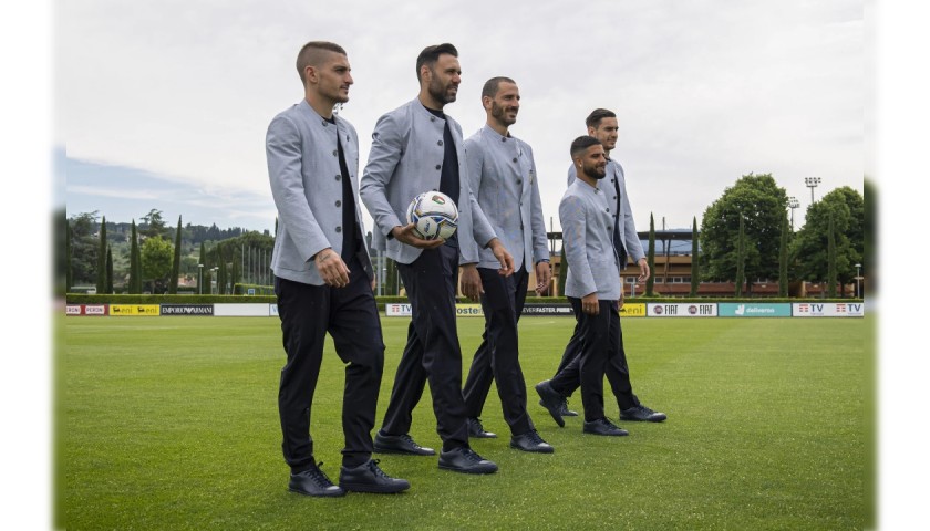 Italy Squad Emporio Armani Suit - Euro 2020