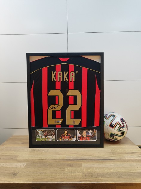 Kaká AC Milan 2006/07 Signed and Framed Shirt