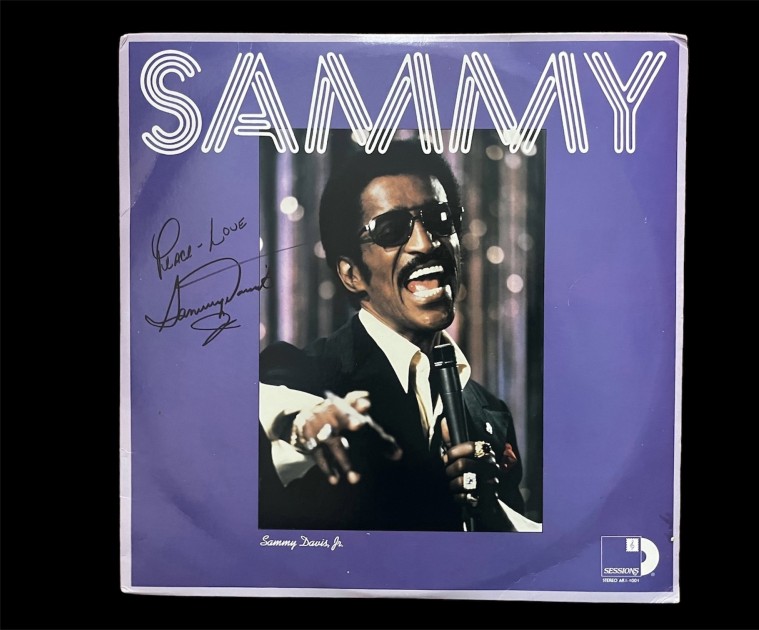 Sammy Davies Jr. Signed Vinyl Record