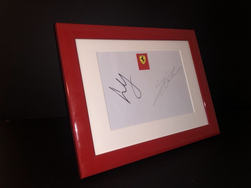 Charles Leclerc and Carlos Sainz Jr Signs