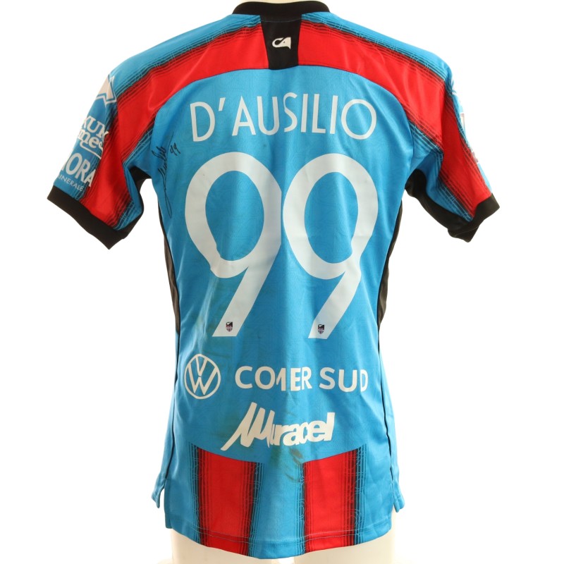 Maglia D'Ausilio Unwashed Catania vs Foggia, 2025 - Autografata