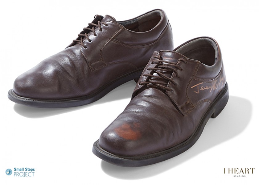 Jeremy Corbyn's Autographed EMYCO Brown Leather Lace Up Shoes from His Personal Collection