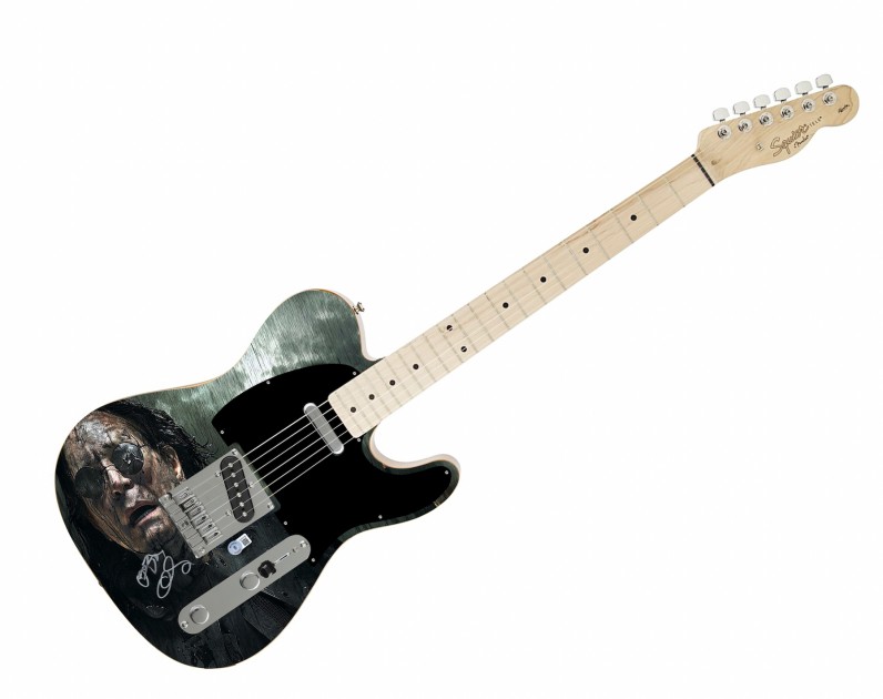 Ozzy Osbourne Signed Fender Guitar with Custom Graphics