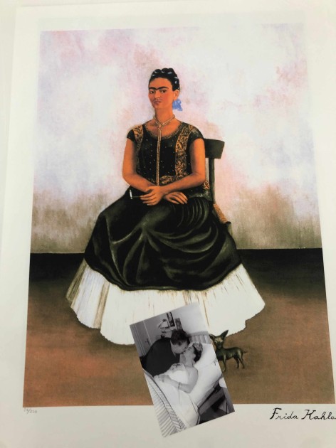 "Itzcuintli Dog With Me" Frida Kahlo Signed Offset Lithograph ...