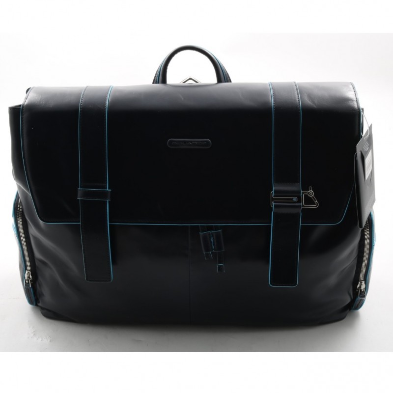 Blue Square Piquadro leather briefcase