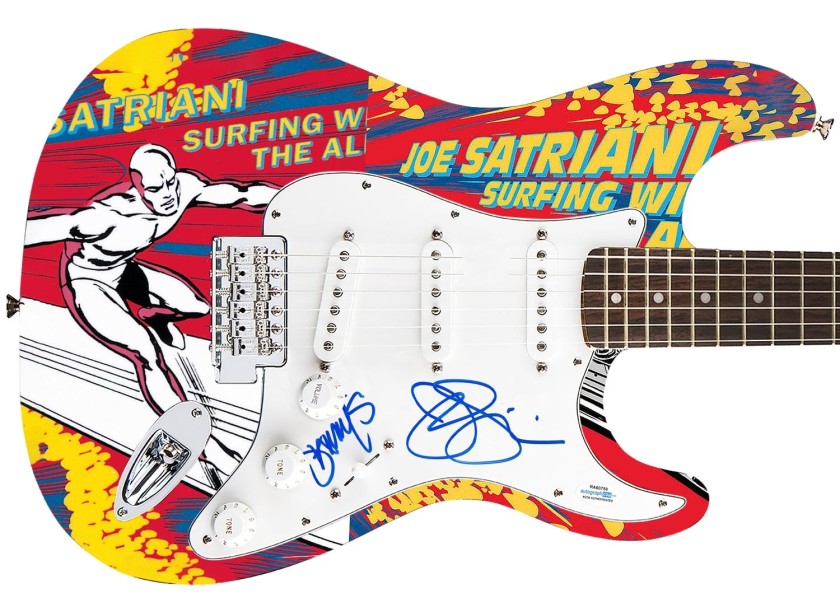 Joe Satriani Signed Custom Graphics Guitar